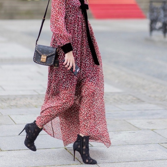 CHRISTIAN LOUBOUTIN Toubootfrou chiffon booties - Picture 9 of 9